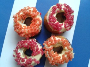 Čučoriedkové “Donuts” koláčiky